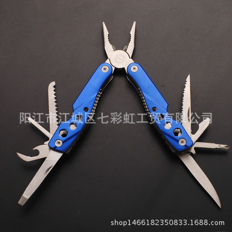 多功能钳子不锈钢钳户外野营多用工具刀钳随身大号折叠救生五金钳
