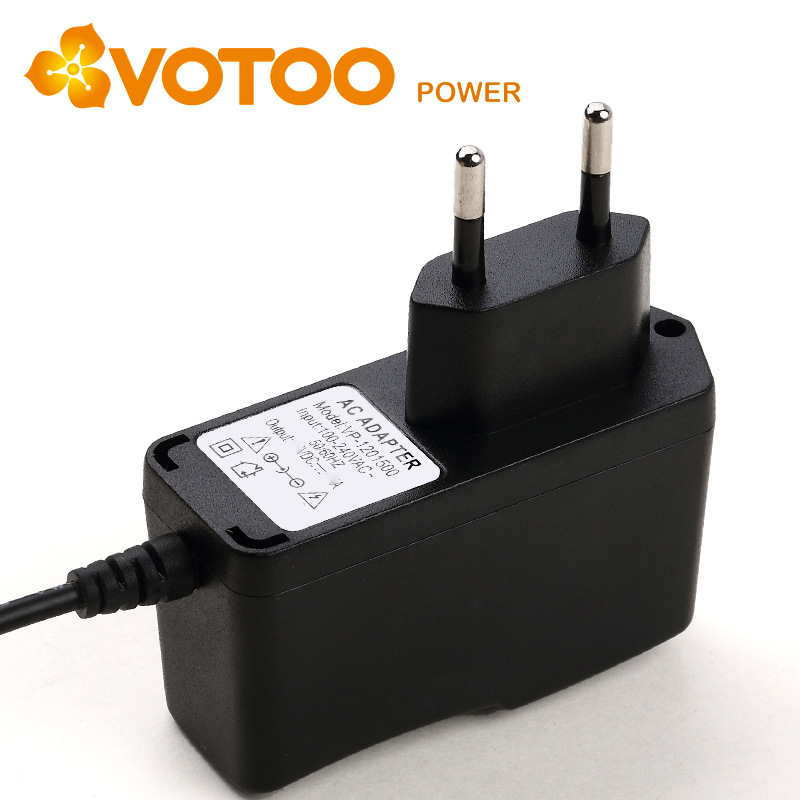 欧规电源适配器12V1.5A电源 机顶盒电源充电器监控摄像机电源
