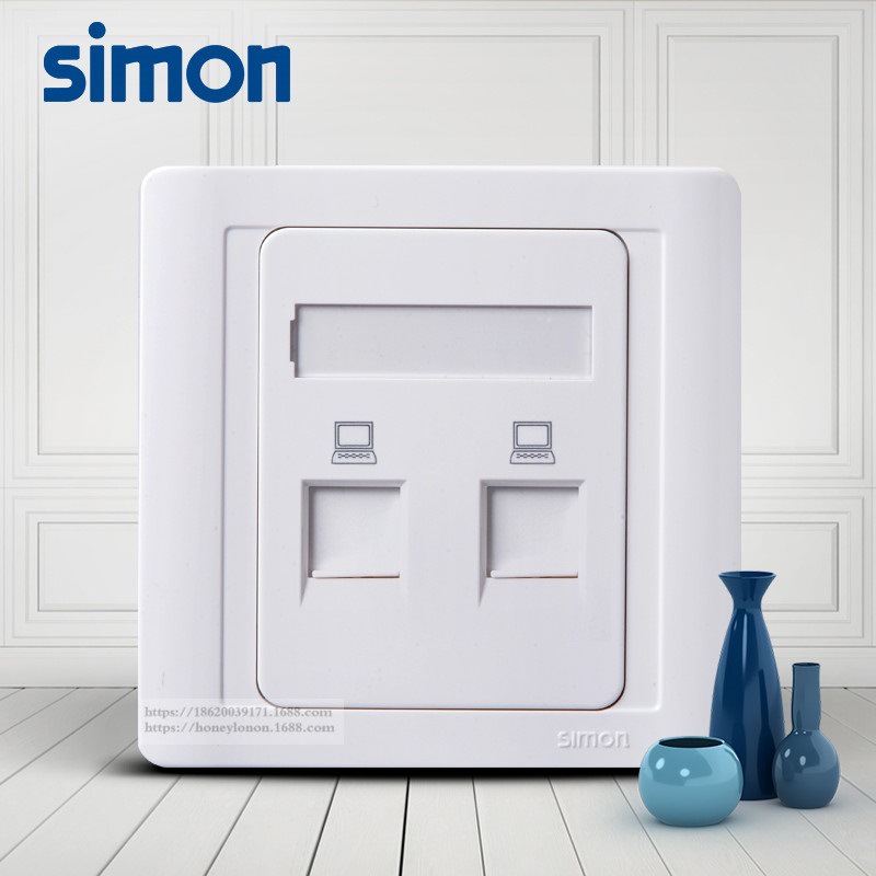 simon/西蒙 55系列 二位信息插座(六类)N55228S6