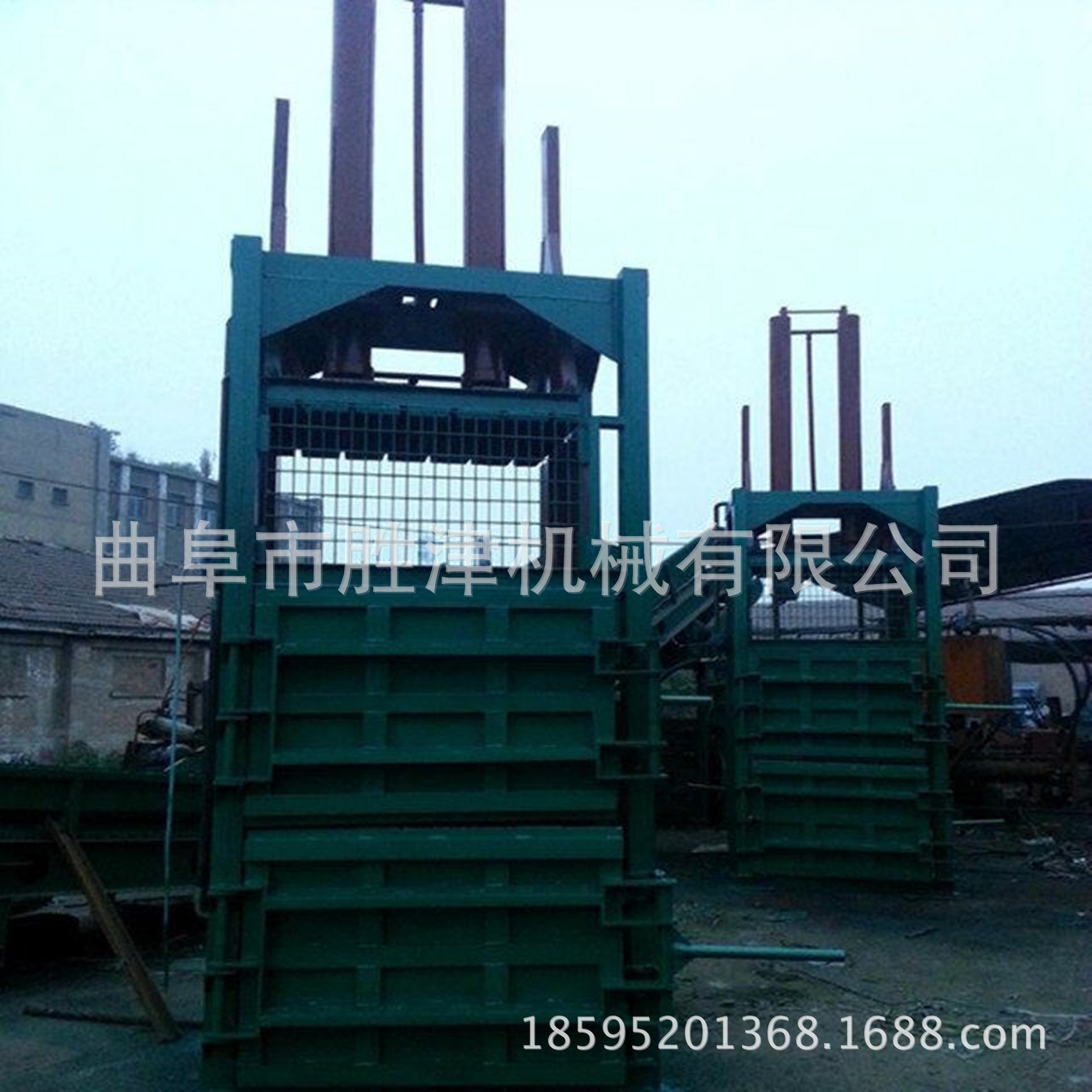 立式半自动废纸边毛毯毛巾30吨液压打包机立式上海