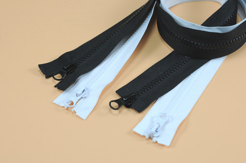 No. 5 resin zipper Plastic Y teeth No. 5 zipper Clothing home textile accessories two-way pull double open tail zipper