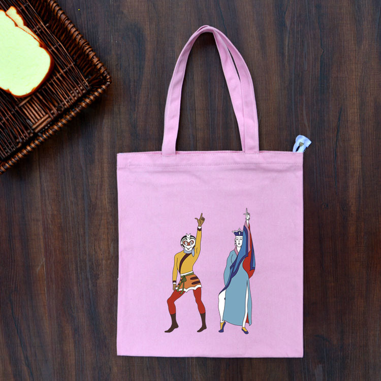 Nuevo bolso de lona de estilo japonés y coreano bolso de lona de hombro de las mujeres ins bolsa de libro de estudiante artístico de gran capacidad entrega de una pieza
