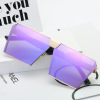 Fashionable sunglasses, square trend glasses solar-powered, European style