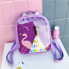 Capacious fuchsia backpack, Korean style, wholesale