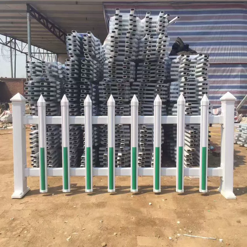 ПВХ пластиковая сталь ограждение силовых сооружений ограждение ПВХ двор детский сад забор перила газон ограждение