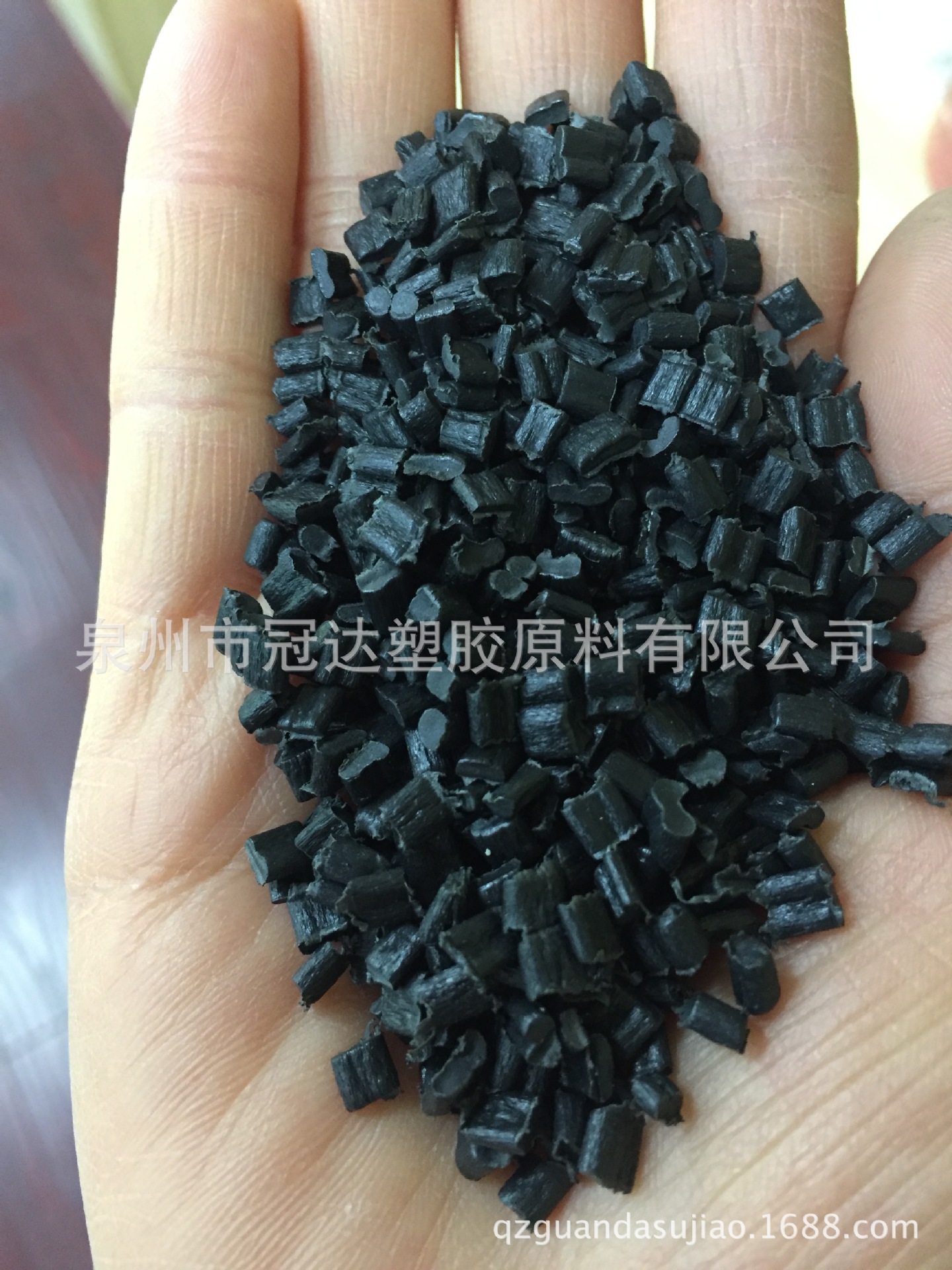 福建厦门厂PE再生料 造粒塑料回料 HDPE二次料高低压复合料黑色PE