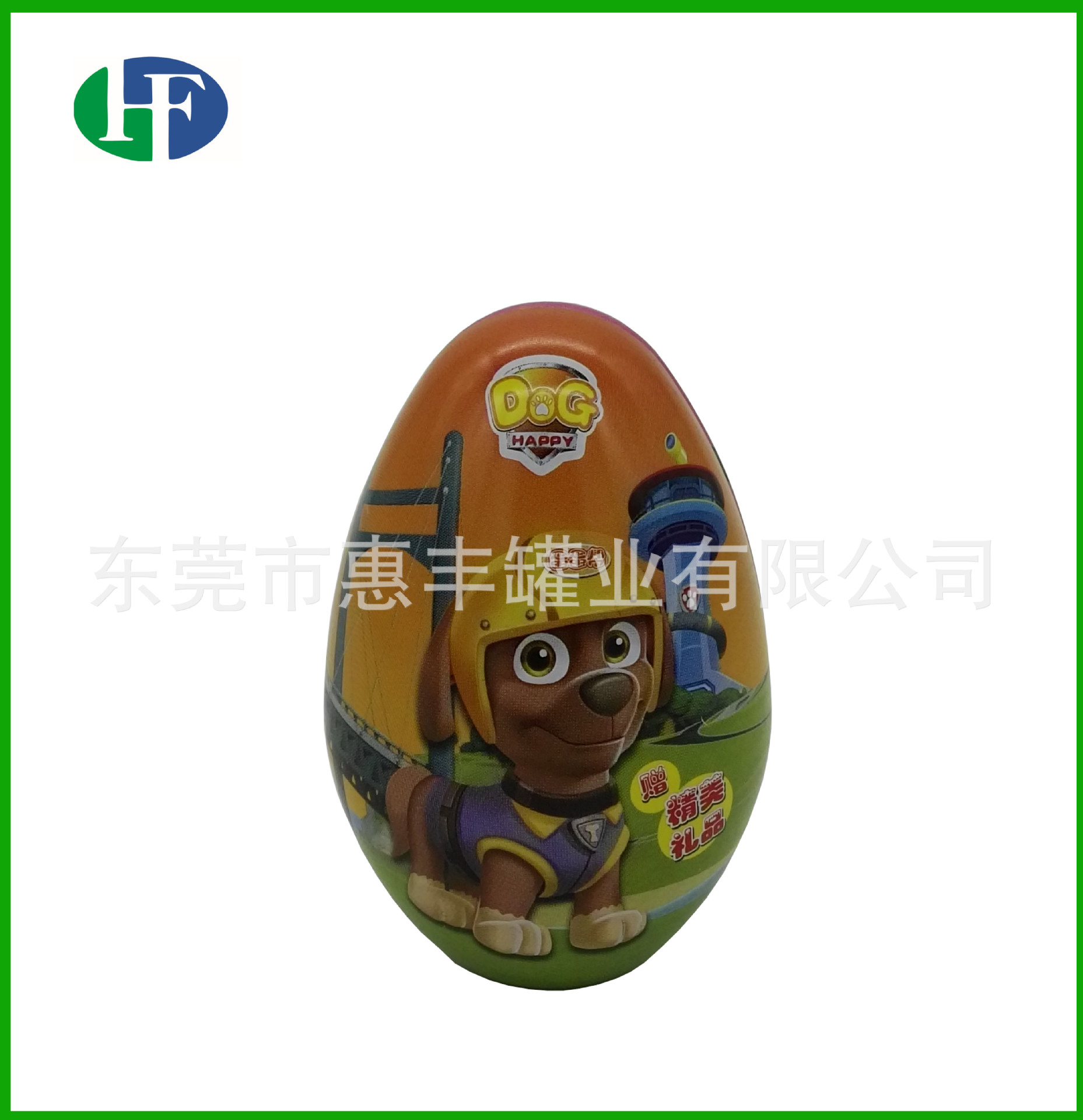 生产马口铁鹅蛋罐 玩具糖果盒 儿童曲曲蛋罐 椭圆铁罐egg tin box