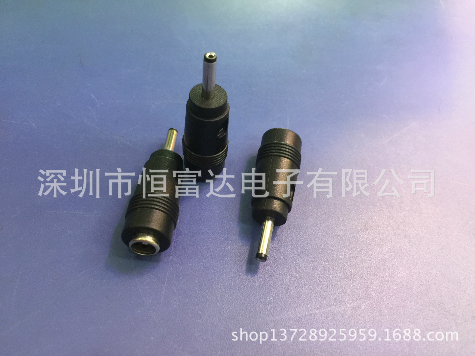 厂家批发DC电源转接头 5.5*2.1母转3.0*1.1公头转换头插头