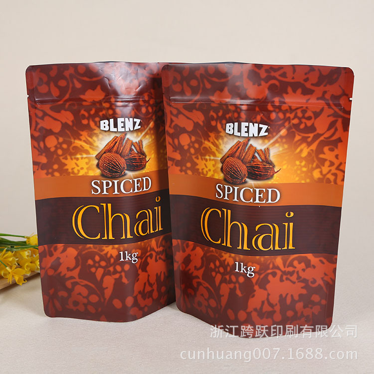 铝箔自立自封袋复合塑料袋坚果干果干货零食软骨拉链袋食品包装袋