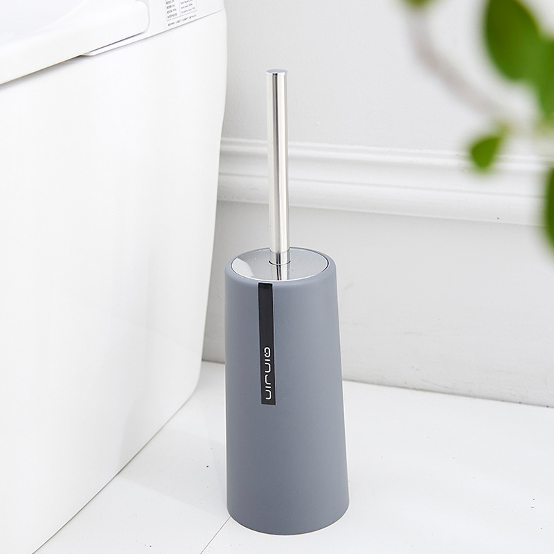 Juego de Cepillo para Inodoro con Base PP ABS y Acero Inoxidable Limpieza Sin Ángulos Muertos para Baño image 8