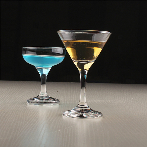 Glass cocktail glasses, Margarita cocktail glasses, champagne wine glasses, Margarita wine glasses