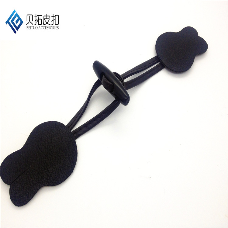 儿童米奇皮革对扣 亚克力橄榄扣对扣 服装辅料大衣纽扣定做