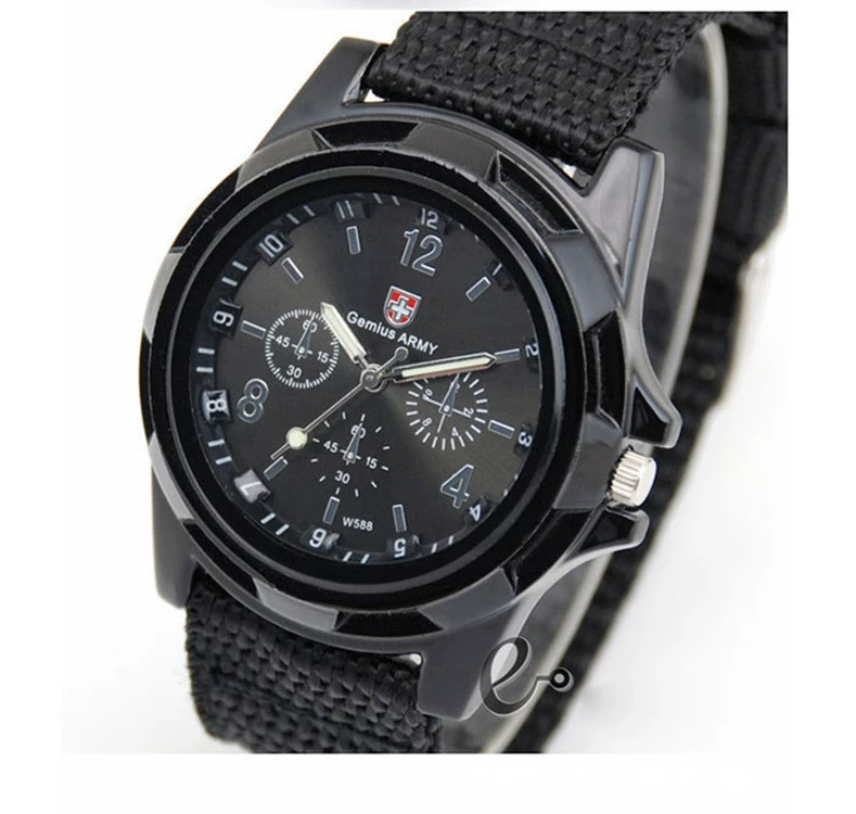 Хит продаж, мужские модные часы Gemius Swiss Watch из нейлона с плетением