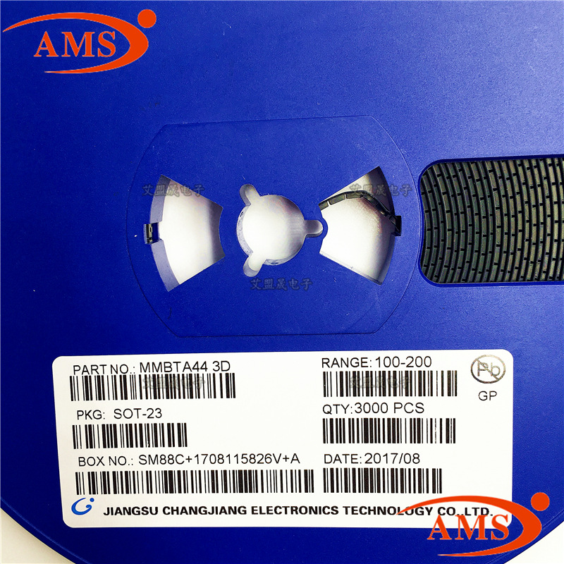 MMBTA44 丝印:3D SOT-23 CJ/长电 贴片三极管晶体管 全新现货
