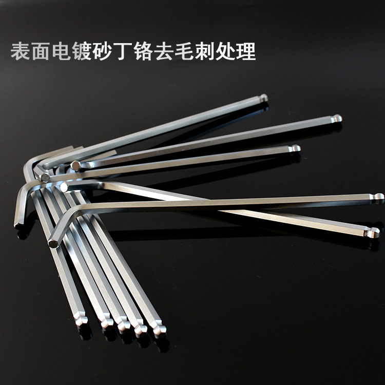 Juego de llave hexagonal combinación agujero medio estrella hexagonal ciruela arroz destornillador cabeza de bola hexagonal 6 bordes