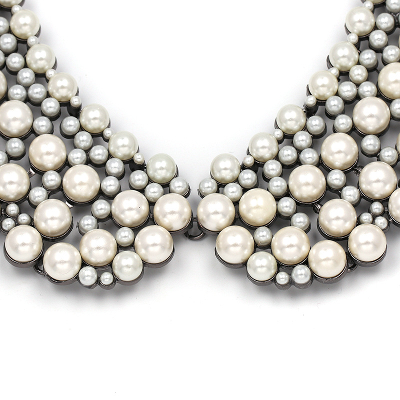 Korea Pearlnecklace Geometric (pearl)NHJJ3794-pearl