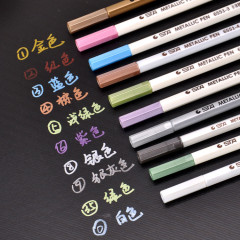 Star hard-head color paint pen drawing handwritten newspaper metal pen handbook DIY photo album marker pen student stationery