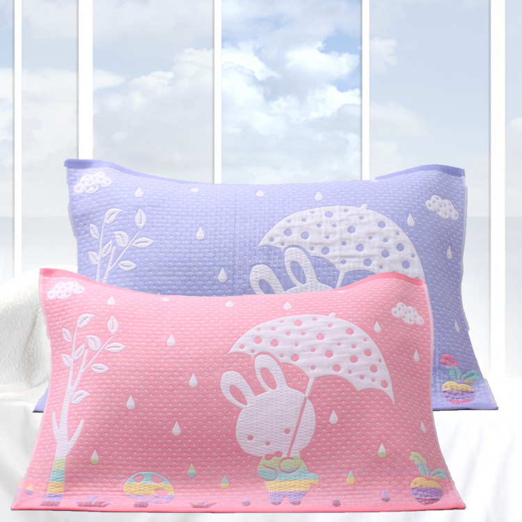 金典三点水纱布棉枕巾厂家直销棉枕巾棉批发一件代发|ru