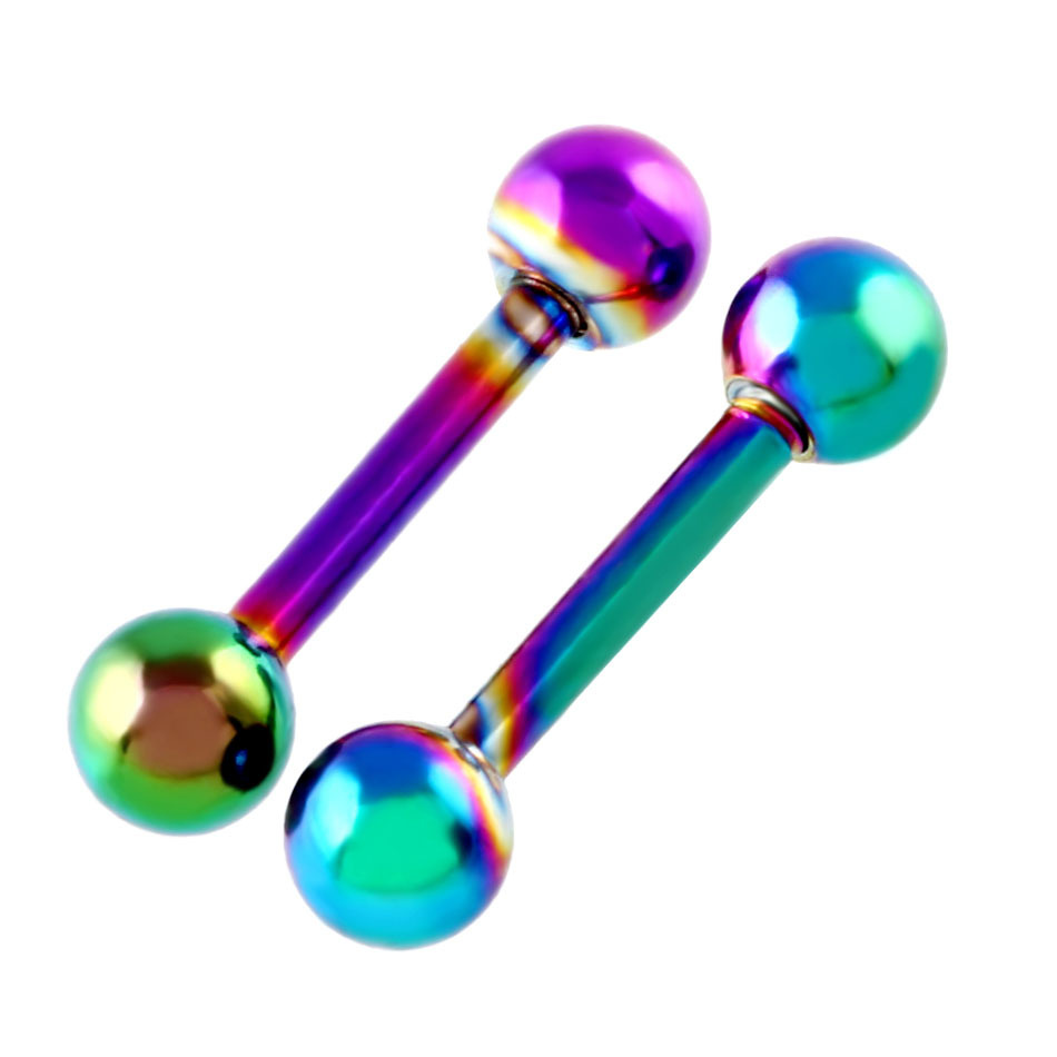 Simple Style Solid Color Stainless Steel Plating Ear Studs 1 Piece