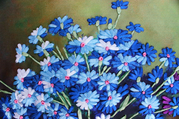 Oujin nianhua cinta bordado fábrica directa color impresión colgante pintura otoño crisantemo lleno de sala entrada pintura decorativa