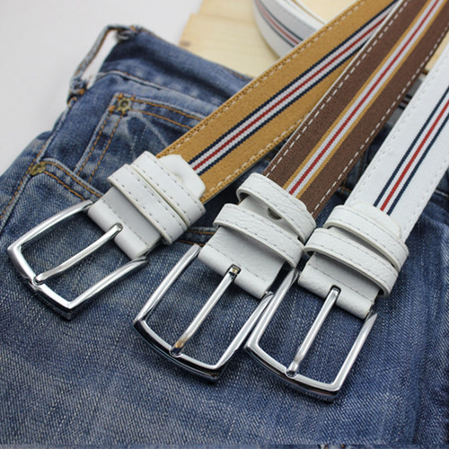 Wide belt for women, decorative, casual, versatile, women's belt, simple, white jeans, pin buckle, men's style 102