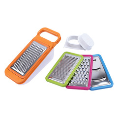 創意廚房蔬果組合不鏽鋼切菜器 帶蓋胡蘿蔔土豆手拉切絲器套裝