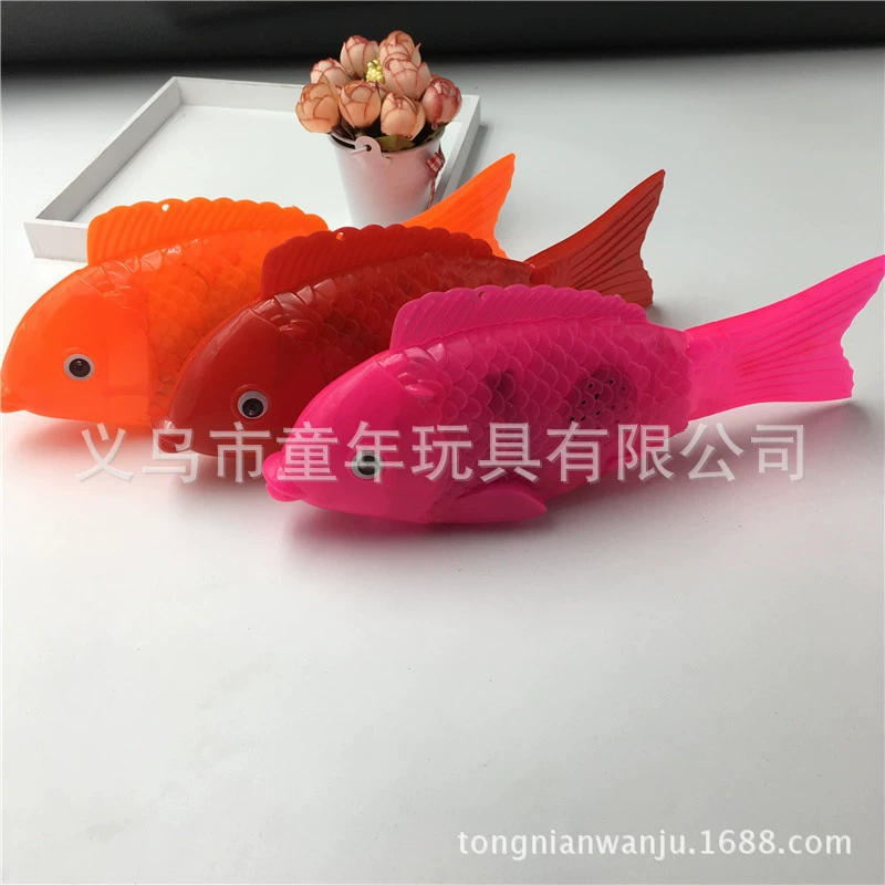 Электрическая симуляция Liberty Fish целое тело светящийся пояс светильники с музыкой качающаяся рыба ночной рынок ларьки оптом