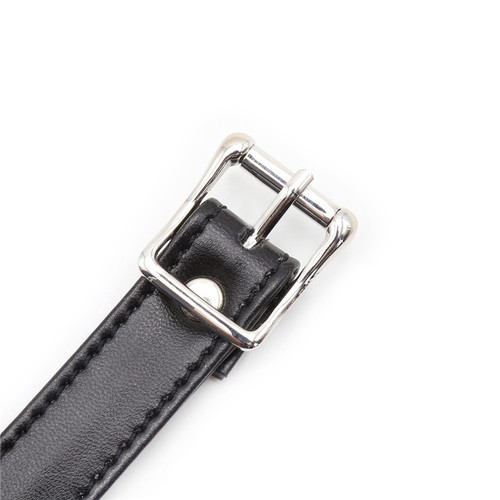 Wholesale adult products, fun solid oral ball loose shot, metal bondage leather gag, color foreign trade export gag