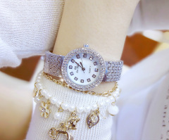 BS新款熱銷手錶廠家直銷外貿鍊表定製滿鑽女表一件代發FA1520