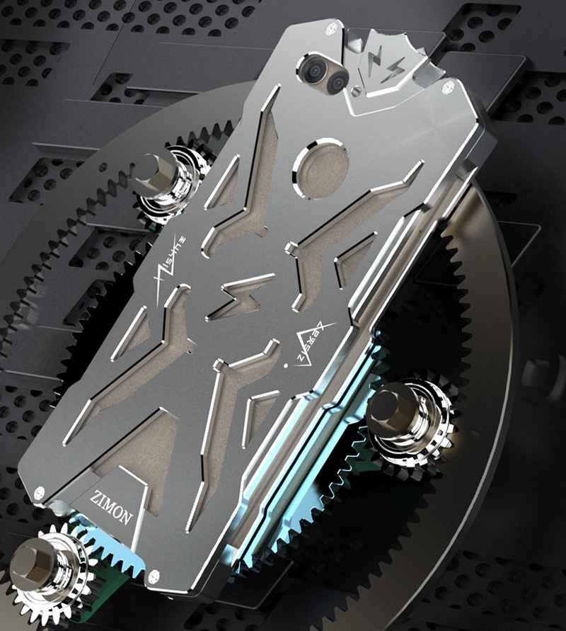 SIMON THOR Aviation Aluminum Alloy Shockproof Armor Metal Case Cover for Huawei nova 2