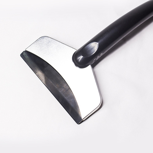 Car snow shovel, winter car glass scraper, ice and snow scraper, dual-use stainless steel de-icing shovel tool for home and car wholesale