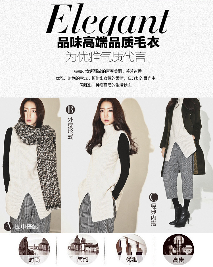 Gilet femme en Laine - Ref 3316873 Image 12