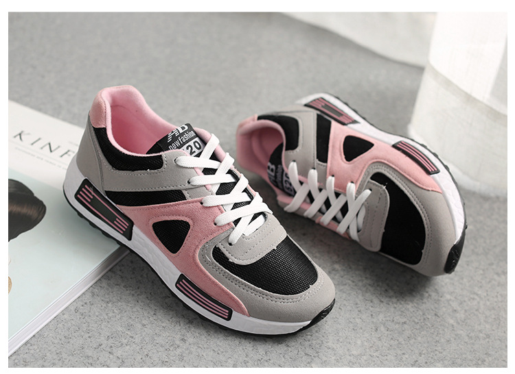 Women's Casual Color Block Round Toe Skate Shoes display picture 2