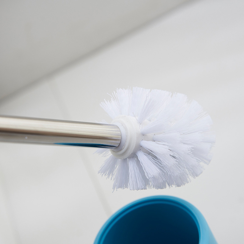 Juego de Cepillo para Inodoro con Base PP ABS y Acero Inoxidable Limpieza Sin Ángulos Muertos para Baño image 5