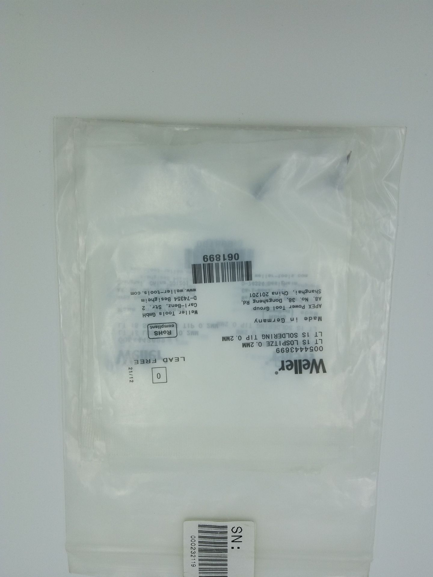 威乐美国 WELLER  LT系列 T0054440699 LT S  烙铁咀  烙铁头