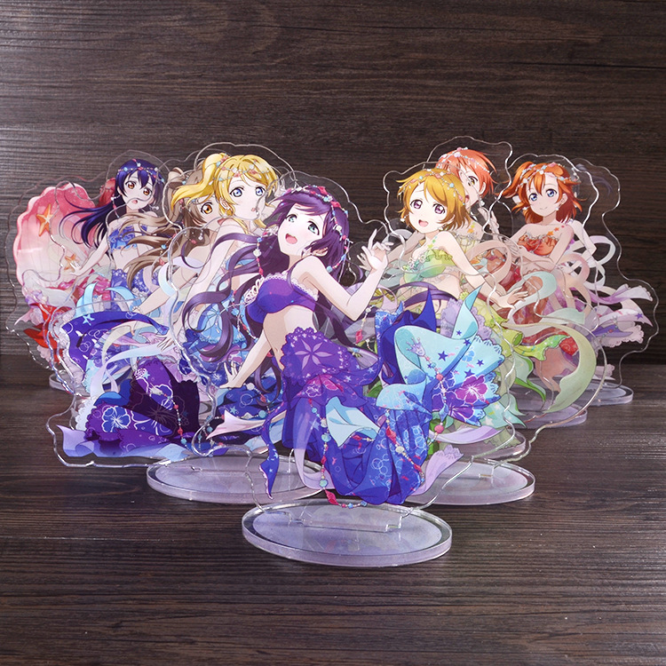 专业定制有机玻璃卡通台牌可拆卸创意动漫亚克力台牌 亚克力台签