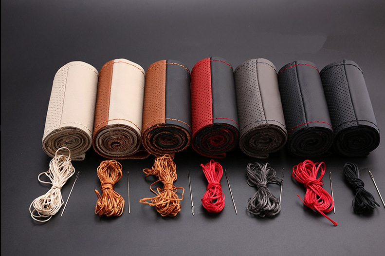Wholesale Crown Road Jingrui Seven Generation Accord Odyssey Sibo Rui Lei Ling Shuangqing Steering Wheel Cover Leather Hand Sewing
