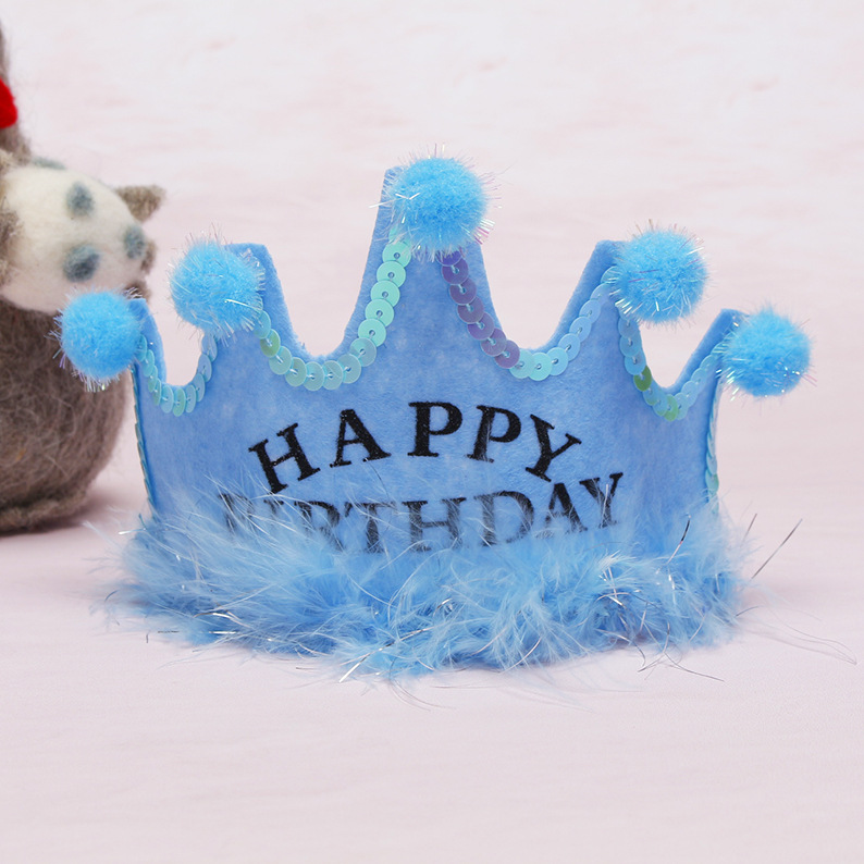 不发光蓝色生日