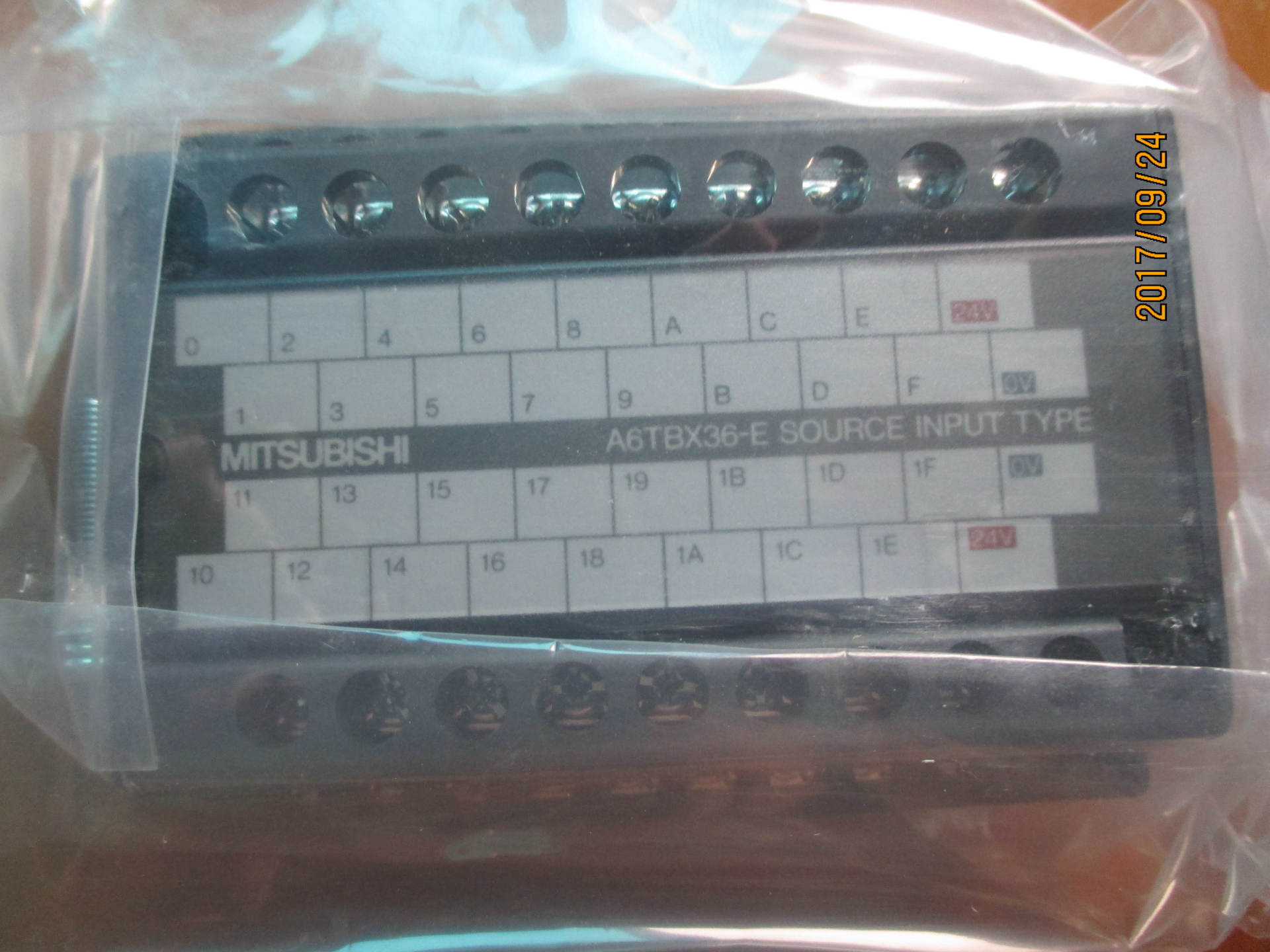 全新原装正品三菱PLC模块端子台A6TBX36-E