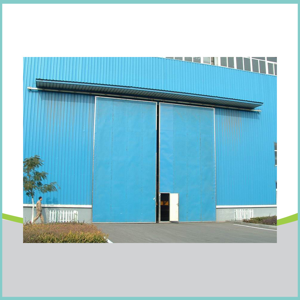 厂房车间保温门重型工业大门彩钢板隔音门定做尺寸平移门上海安装-阿里巴巴