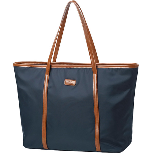 相印皮具*单肩包女2024新款韩版百搭牛津布尼龙学生大包包购物袋