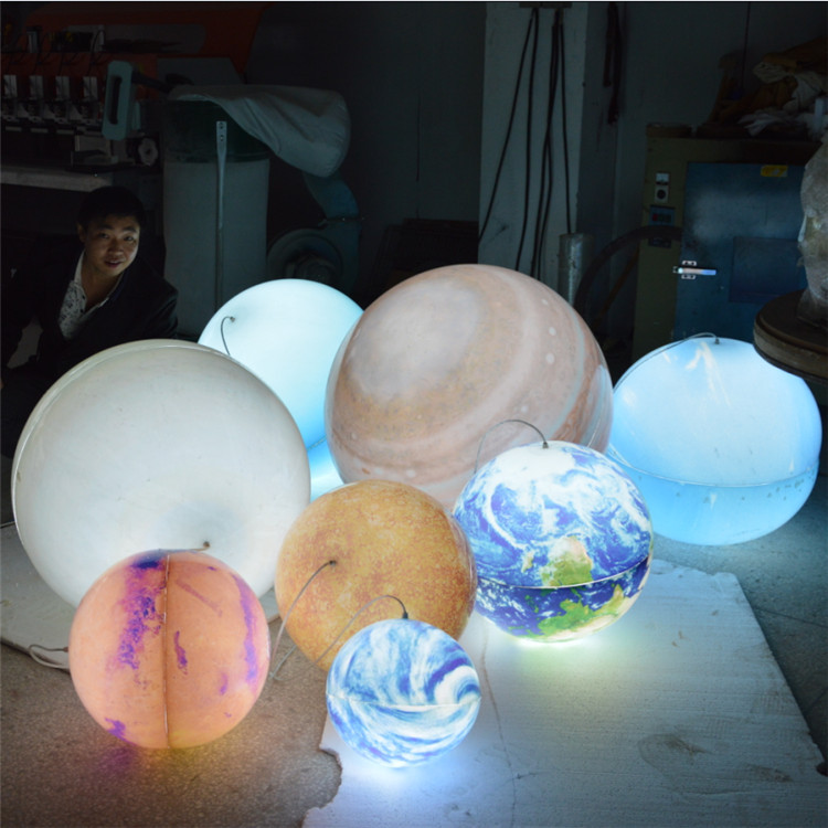 【飞剑厂家】亚克力九大行星亚克力星球仪装饰球