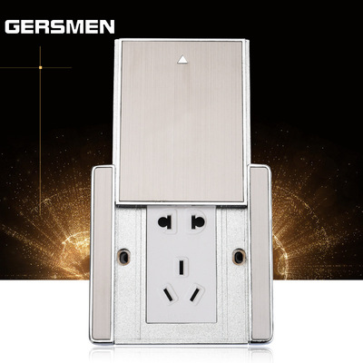 西蒙86型不锈钢防水 平推滑盖多功能六孔五孔电脑地板地面插座|ru