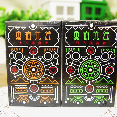 21088 South Korea stationery wholesale 1989 Night light-Noctilucent Poker Game cards Board games cards
