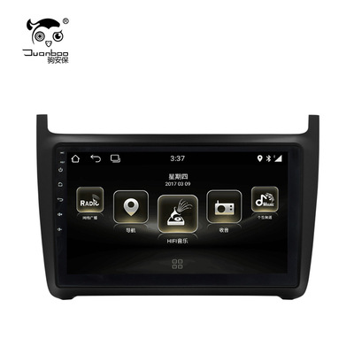 驹安保横屏机大众全新POLO大屏9寸DVD安卓车载导航