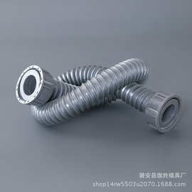 厂家 双头45mm螺纹双槽洗菜盆厨房垃圾处理器配件下水连接管