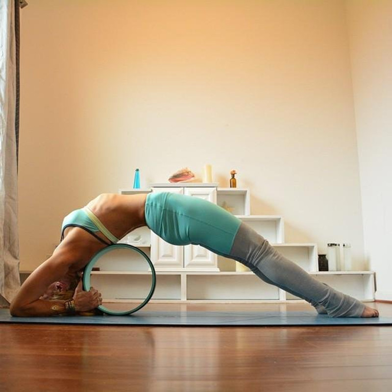 加厚ABS材质瑜伽轮YogaWheel瑜伽圈健身轮瑜伽后翻弯腰滚轮瑜伽轮