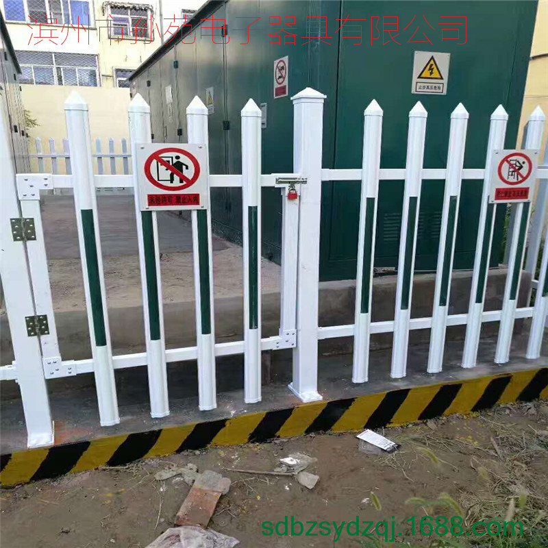 PVC变压器电力护栏 变压器围栏 电力安全防护栏 变电站塑钢护栏