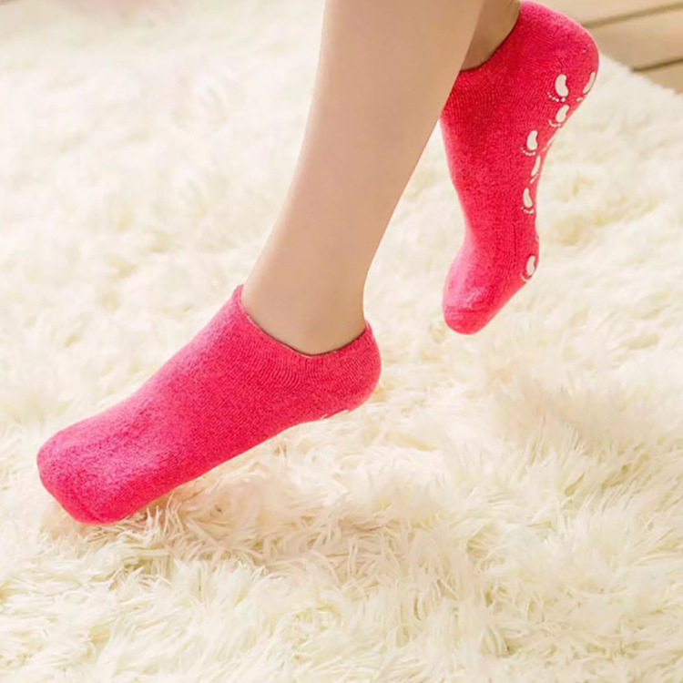Autumn Winter Spa Gel Socks Essential Oil Socks Moisturizing Foot Anti-Crack Beauty Socks Exfoliating Foot Mask Spa Socks Foot Care