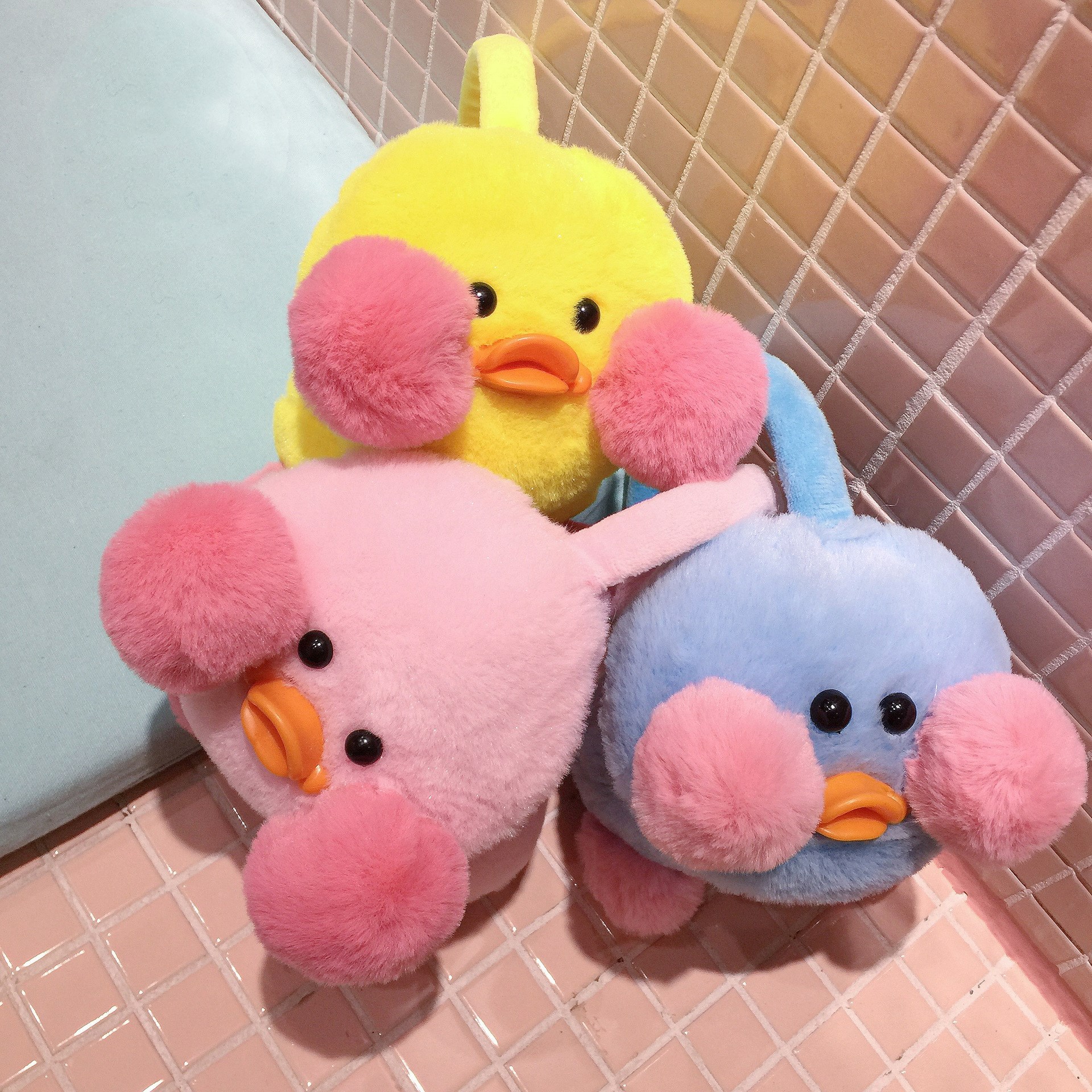 韩版卡通可爱网红鸭耳罩保暖女成人冬季耳捂女冬毛绒护耳耳套耳暖